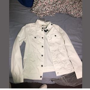 GSTAR White trucker jacket